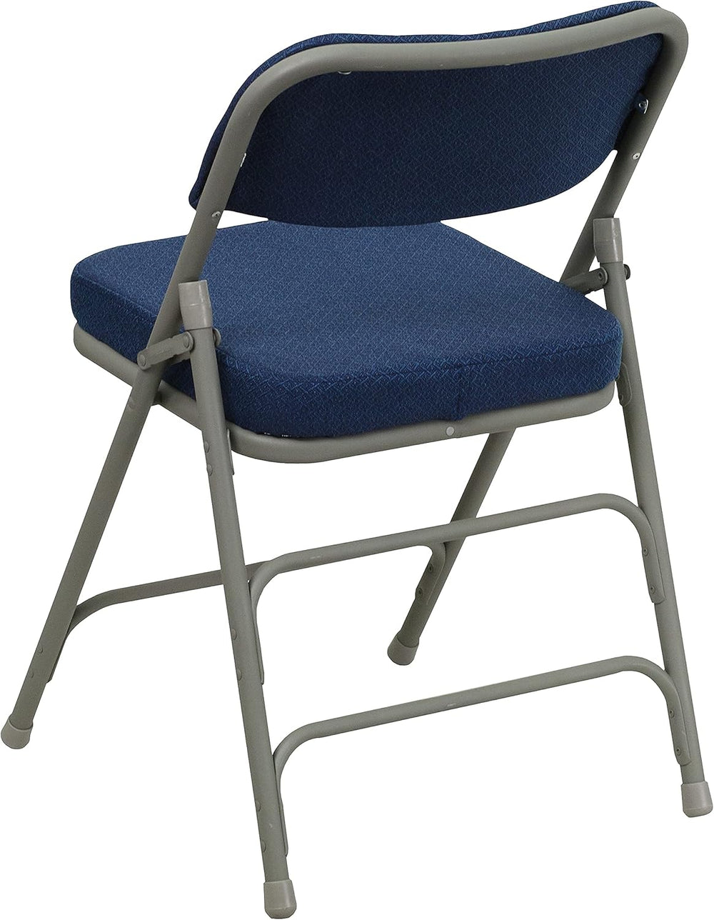 Flash Furniture Hercules Series Metal Folding Chairs with Cushioned Seat, Fab...