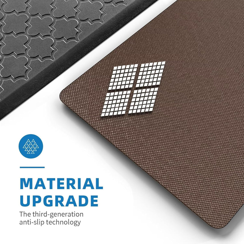 Kitchen Mats for Floor Anti Fatigue Mats for Kitchen Floor, Black | Kitchen M...