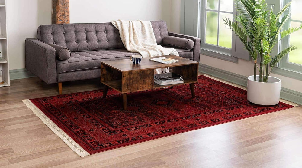 Unique Loom Tekke Collection Area Rug - Sheibani (6' 1" x 9' Rec...