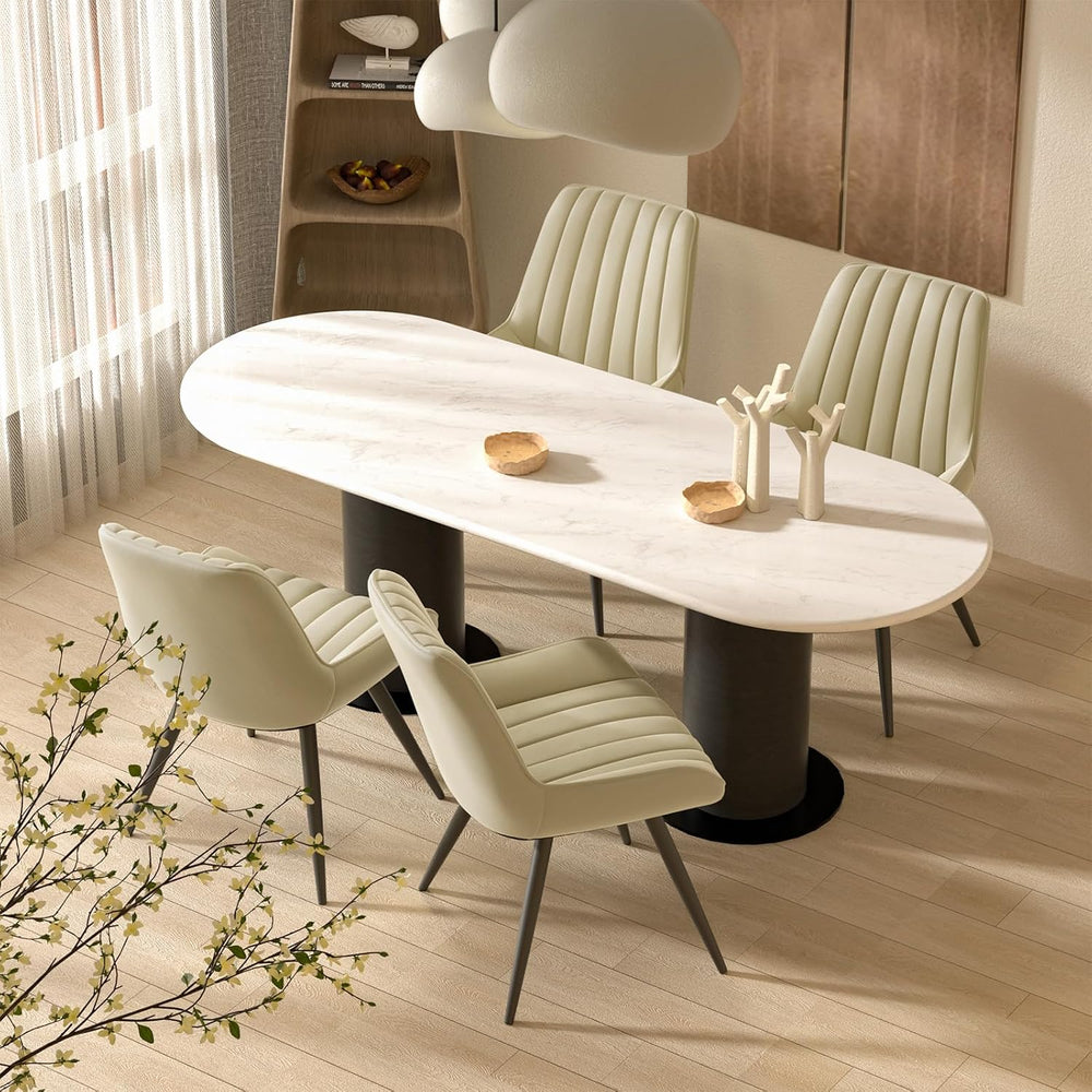 Nalupatio Modern Dining Chairs Set of 4, Comfortable Dining Room Chairs with ...