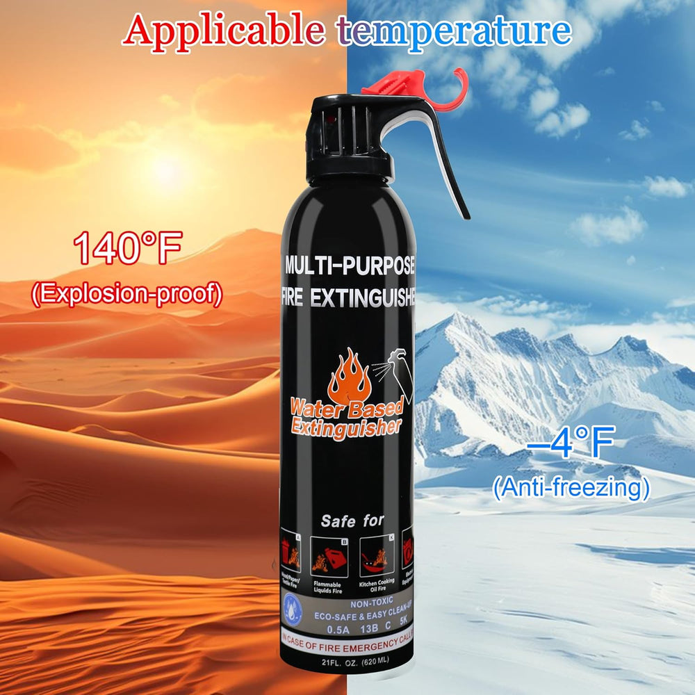 6 Pack Fire Extinguisher for Home with Mount, Effective on A, B, C, K Fires