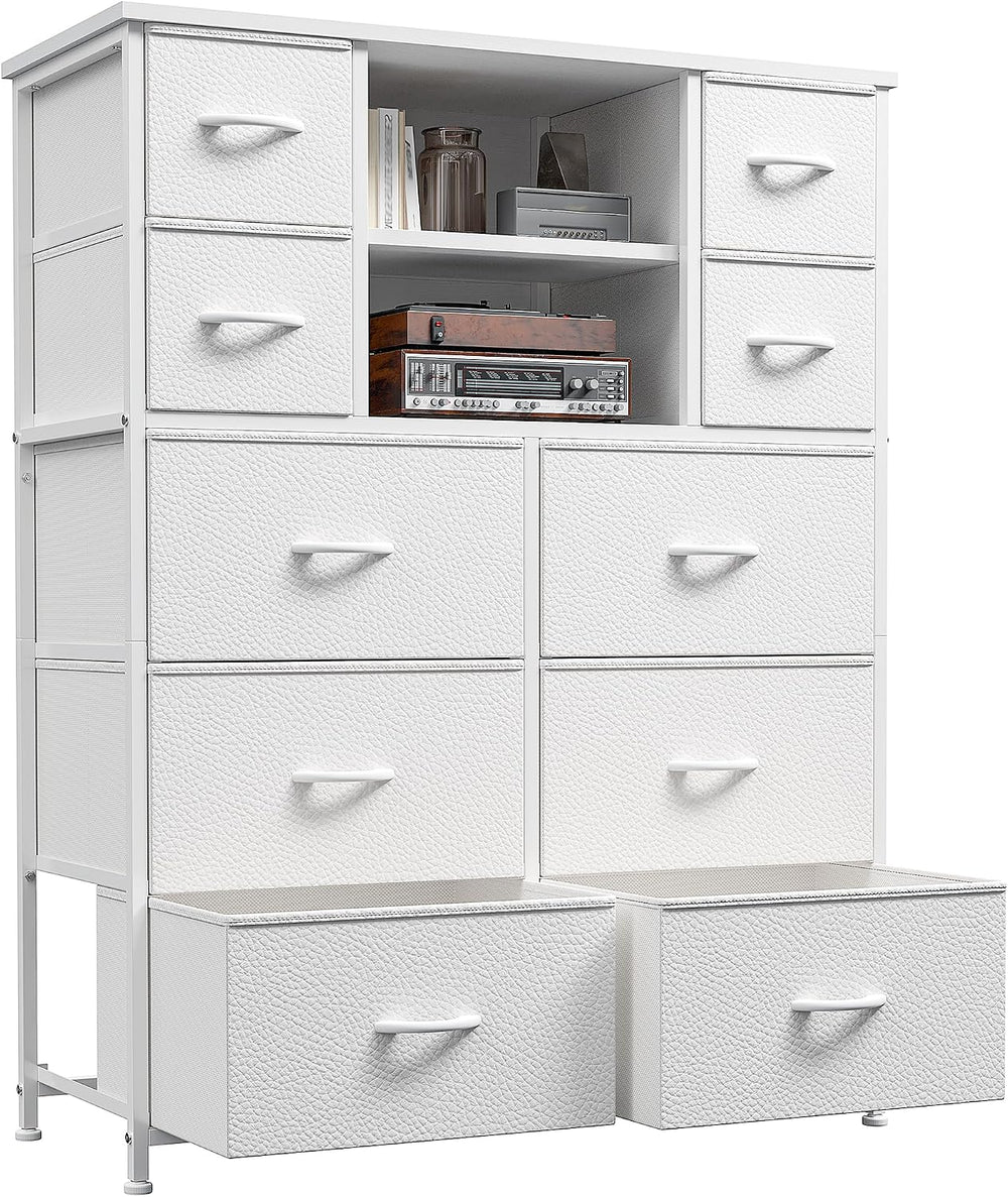 10-Drawer Dresser for Bedroom, 48"H Organizer Storage for clothes