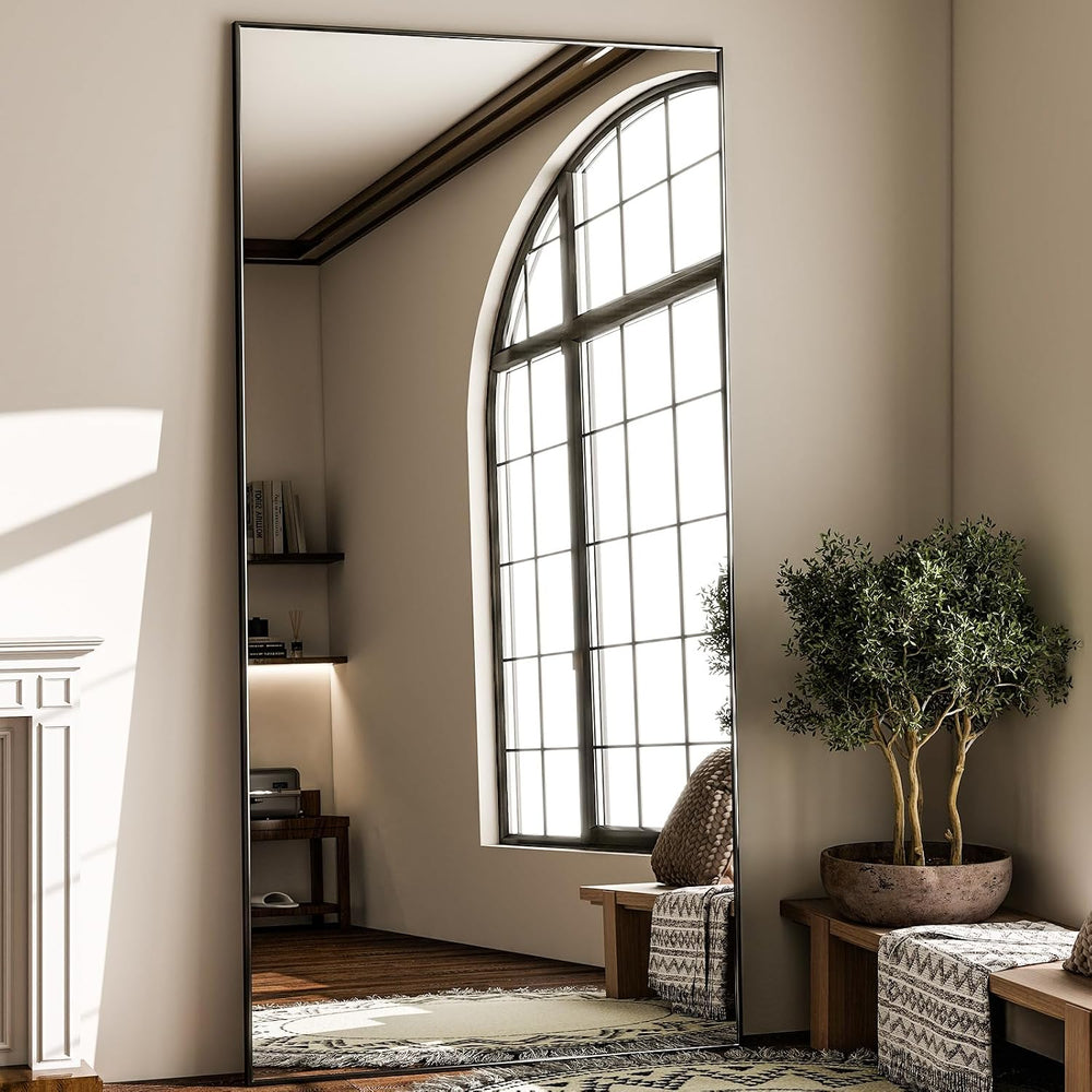 GLSLAND 71"x31" Full Length Mirror Large Floor Mirror with Stand, B...