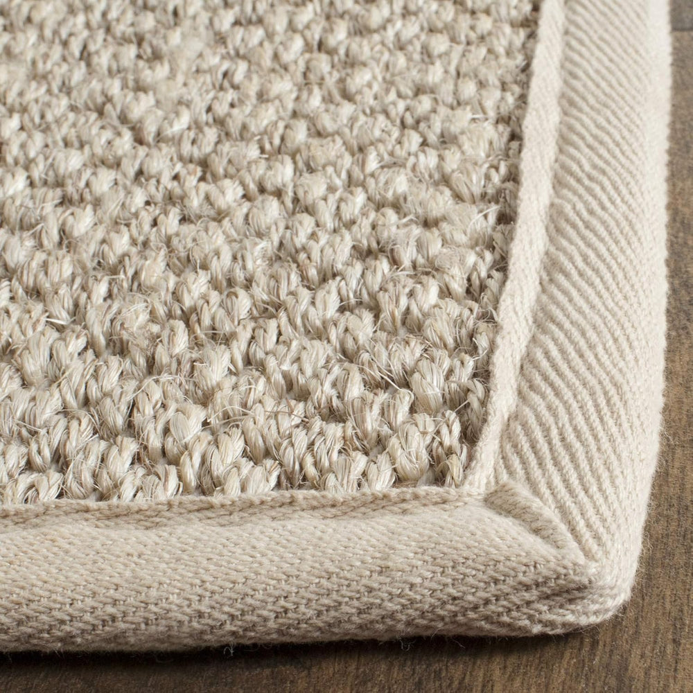 SAFAVIEH Natural Fiber Area Rug 9x12 Large Sisal Textured, Marble NF143C