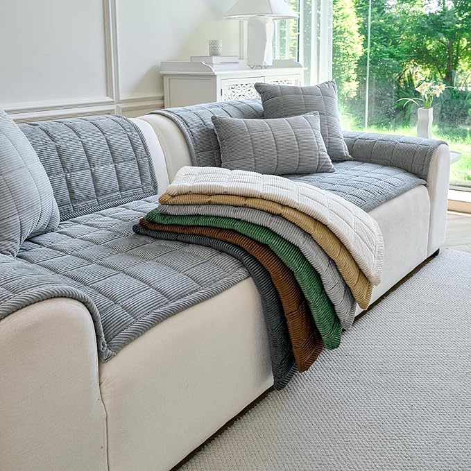 Couch Covers for Dogs Washable, Non Slip Couch Covers for Loveseat Sofa Pet