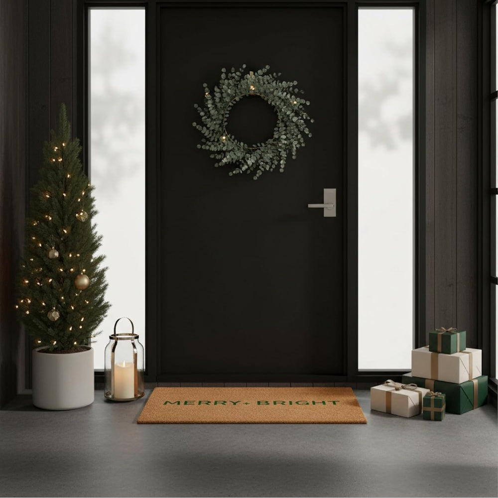Calloway Mills 117082436 Green Ultra Modern Merry & Bright Doormat 24 x 36