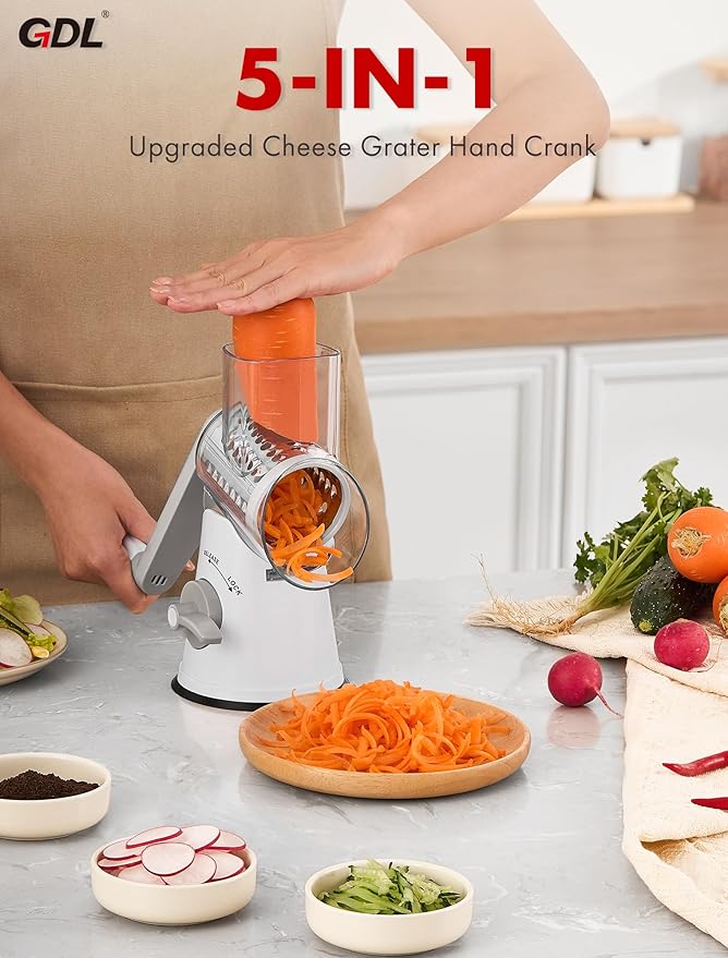 GDL Rotary Cheese Grater Hand Crank