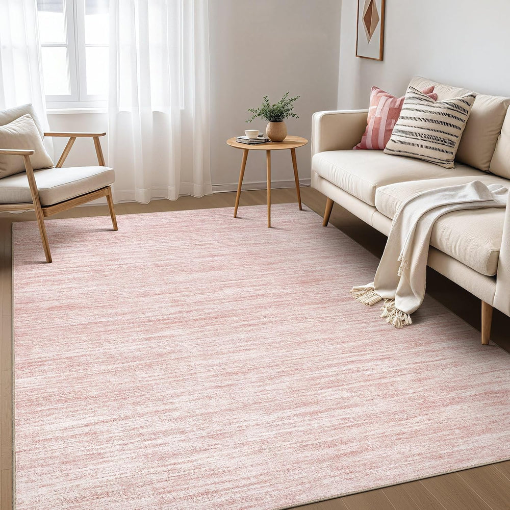 Nakagishi 5x8 Area Rugs Living Room: Washable Large Vintage Rug Neutral