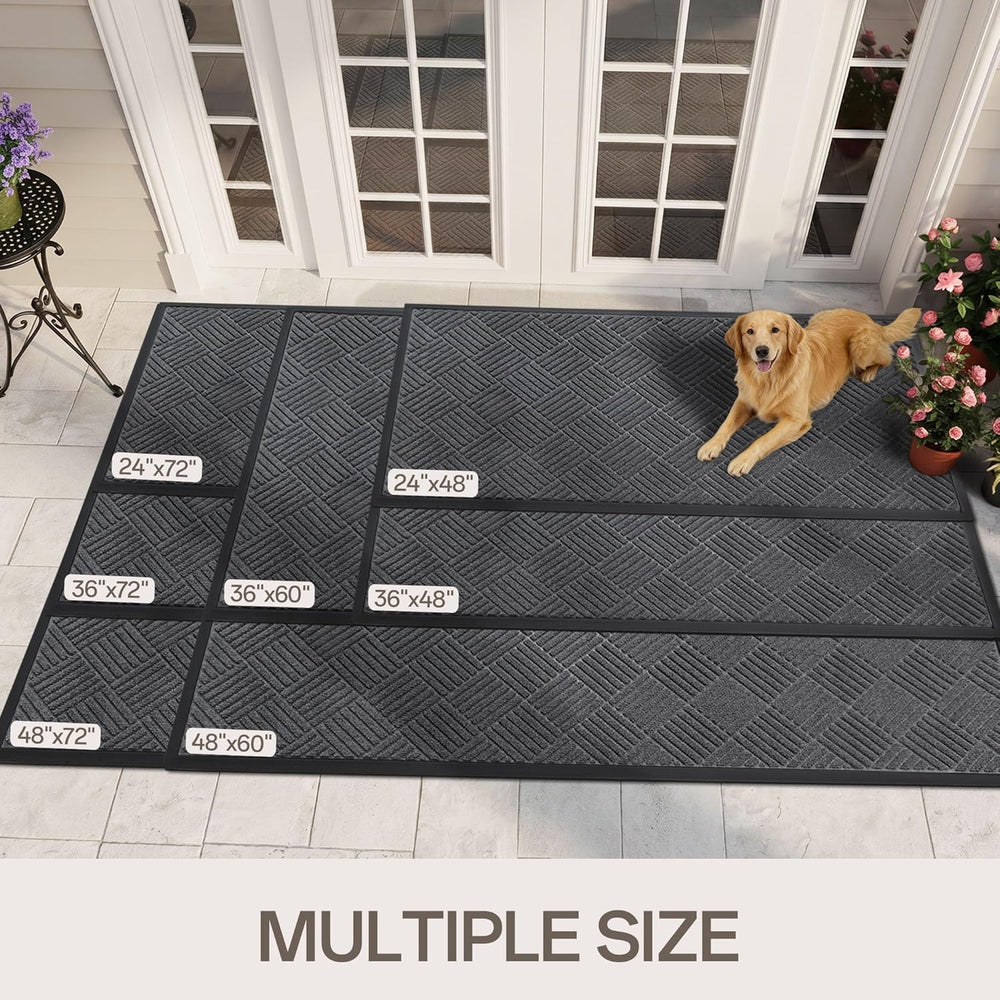 Amyracel Front Door Mat 3'x4', Heavy Duty Waterproof Commercial Floor...