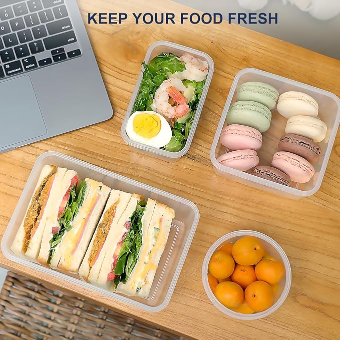 KITHELP 60-Piece Large Food Storage Containers Set