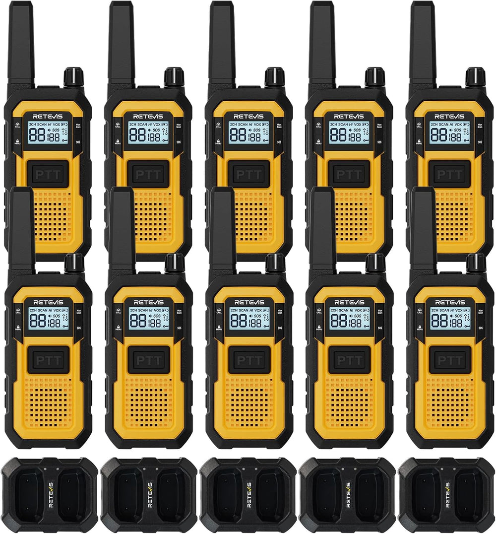 Retevis RB48 Heavy Duty Walkie Talkies for Adults,Long Range Two Way Radios