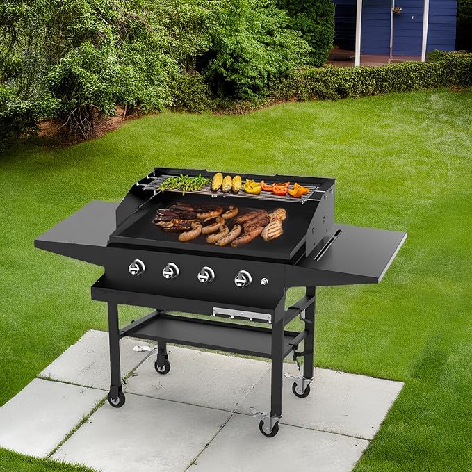 Universal Wind Guard and Warming Rack Set