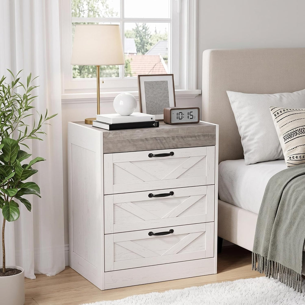 Garvee 3 Drawer Dresser for Bedroom, Farmhouse Chest of Drawers