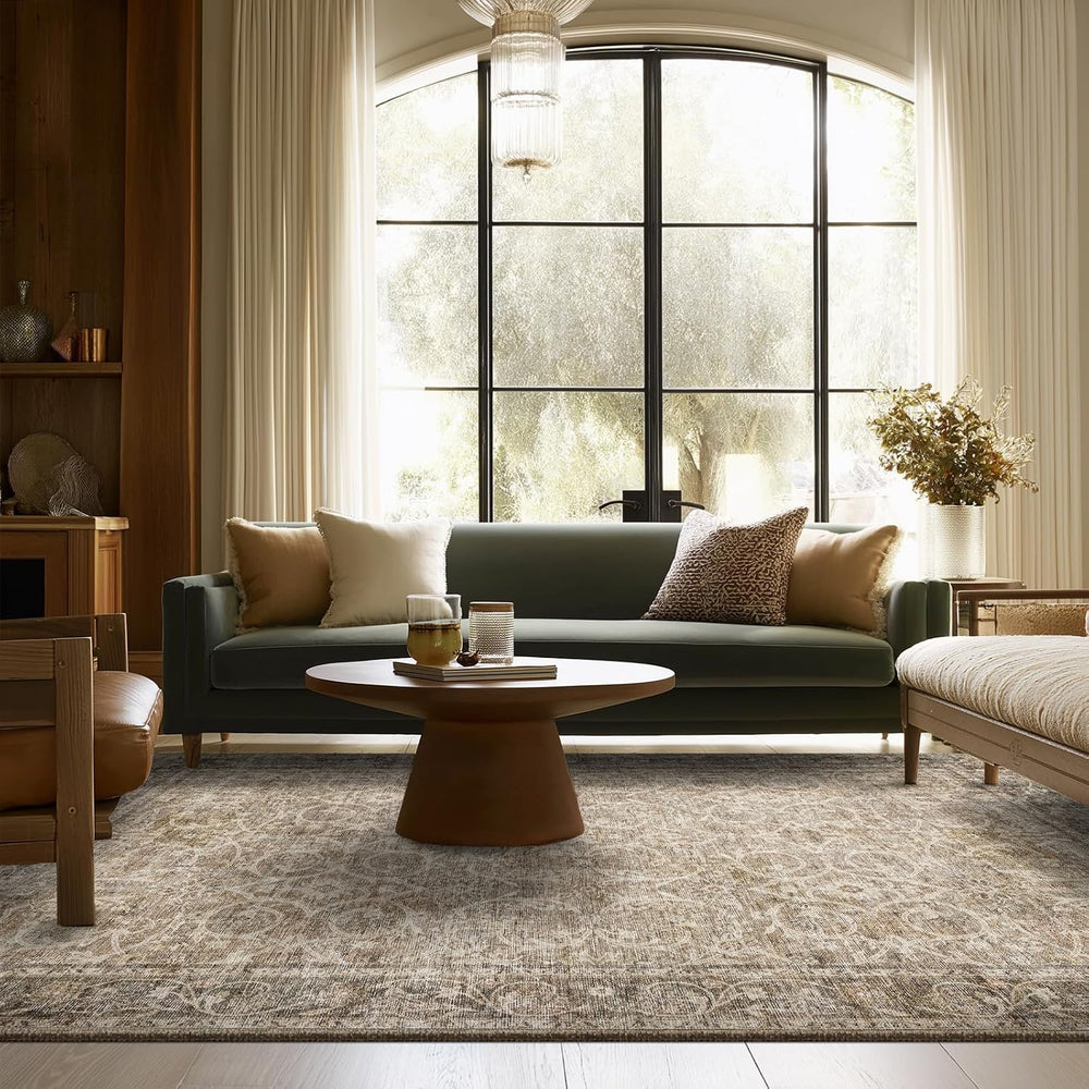 Machine Washable Rugs for Living Room: 6x9 Area Rugs for Bedroom