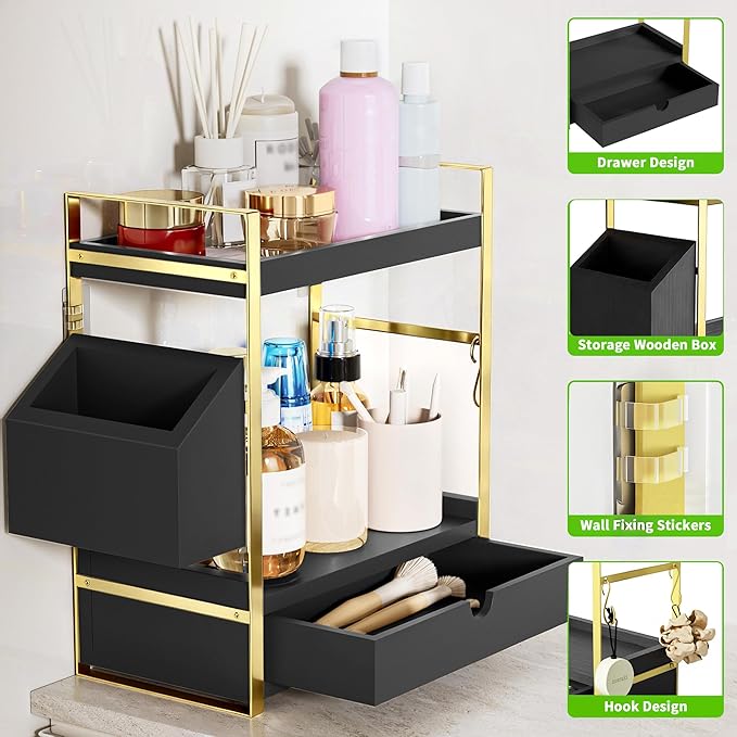2-Tier Bathroom Counter Organizer