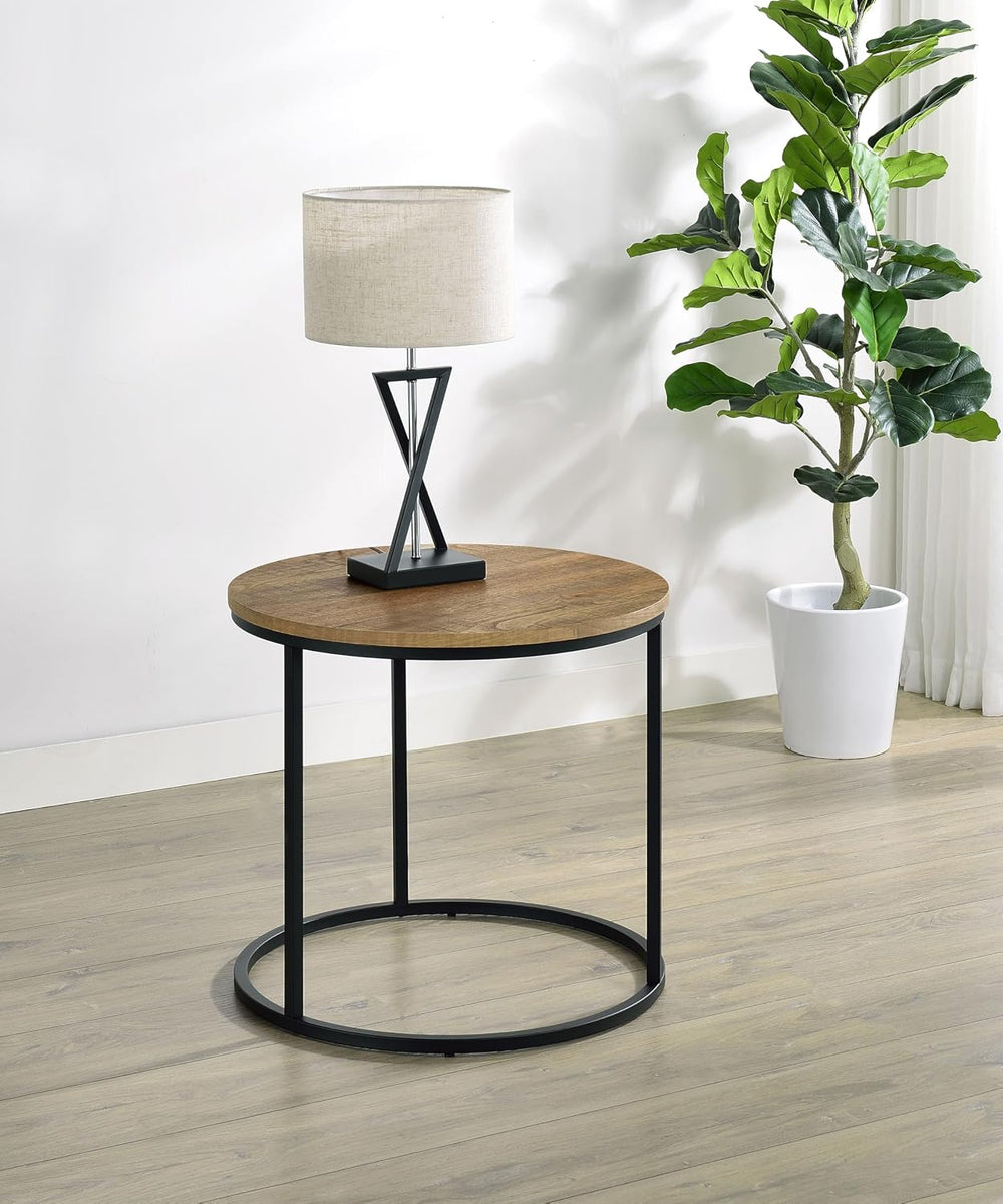 Coaster Home Furnishings - Lainey - Wood and Metal - End Table with Round Top...
