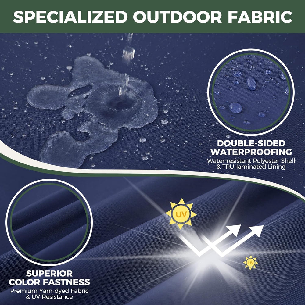 Outdoor Chair Cushions, Waterproof & Fade Resistant Patio Cushions