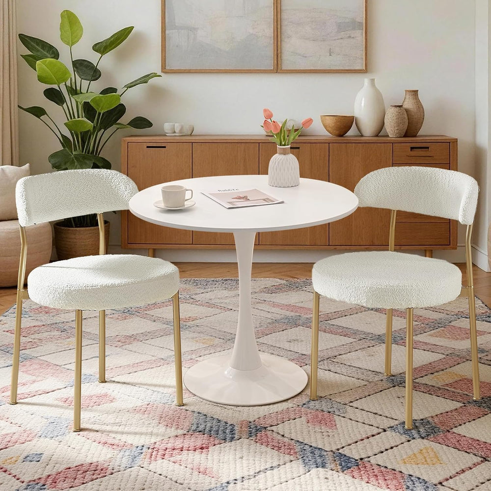 SoarFlash Kitchen Table and Chairs for 2, 31.5" Dining Table Set for 2 w...