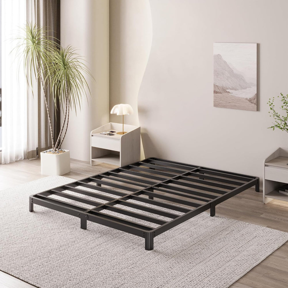 Yicensen 4 Inch Full Bed Frame Low Profile No Box Spring Needed