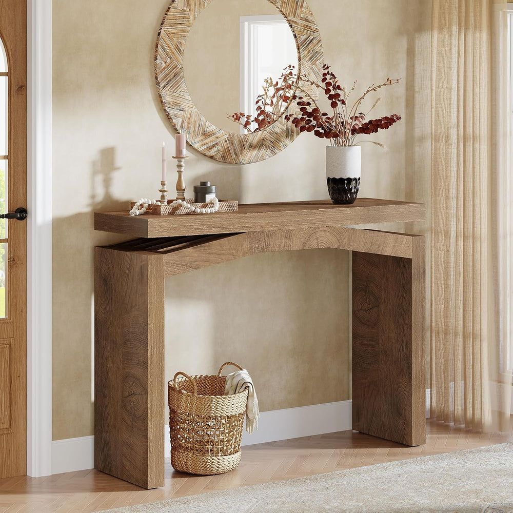 Tribesigns 40-Inch Console Table for Entryway, Farmhouse Wood Entry Table | S...