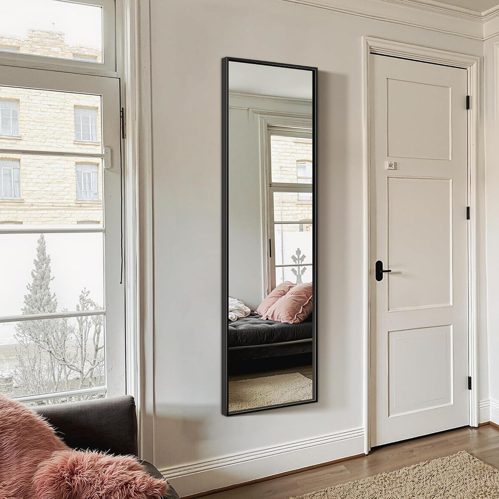 TRAHOME Full Length Floor Mirror 56"x15", Large Standing Body Mirro...