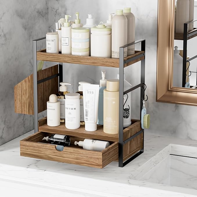 2-Tier Bathroom Counter Organizer
