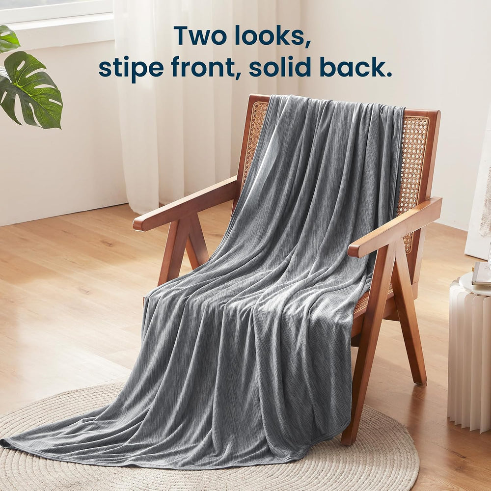 SLEEP ZONE Nanotex Cooling Blanket for Hot Sleepers, Double-Sided Cold Blanke...