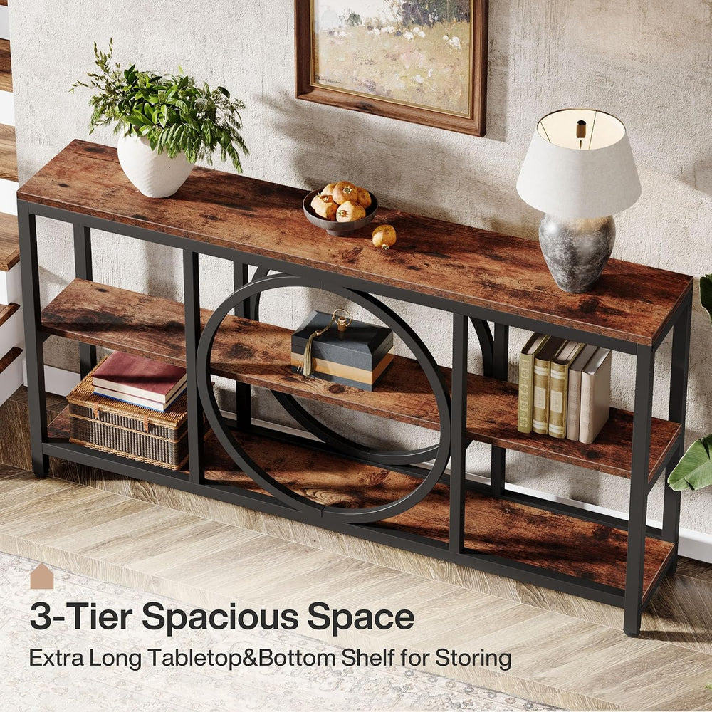 Tribesigns 70.9 Inch Extra Long Console Table for Entryway, Sofa Table Behind...