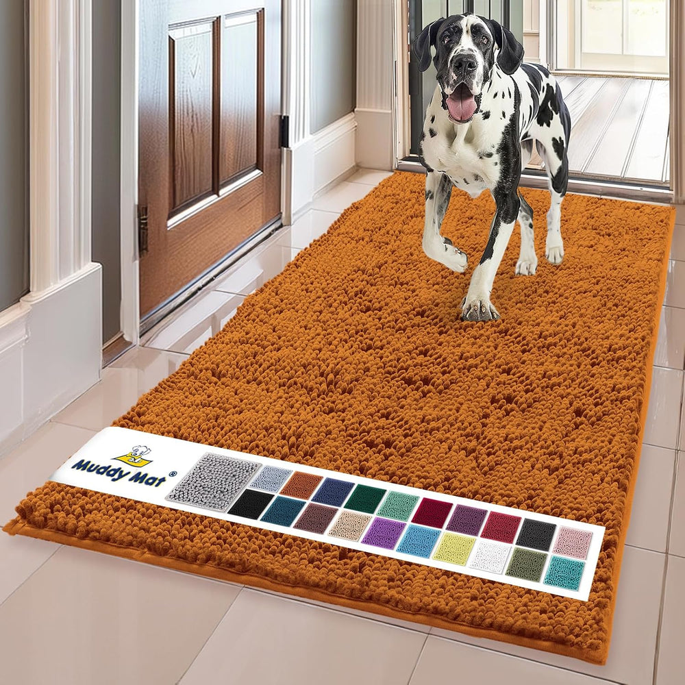 Muddy Mat® | Super Absorbent Door Mat Indoor, Microfiber Quick Dry Chenille