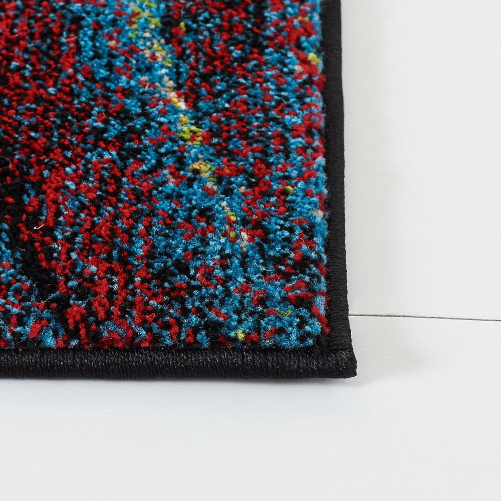 SAFAVIEH Glacier Collection Area Rug - 10'6" x 14', Red & Gr...
