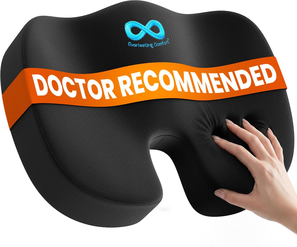 Everlasting Comfort Doctor Recommended Memory Foam Seat Cushion for Office Ch...