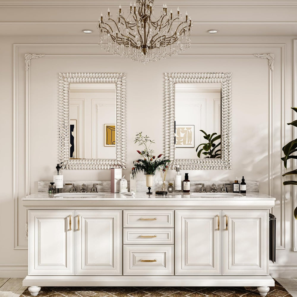 Kelly Miller 28"x40" Jeweled Luxury Rectangle Decorative Wall Mirror