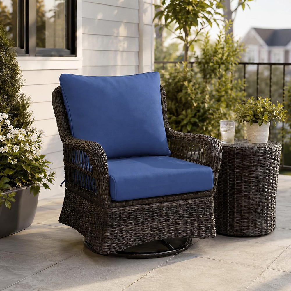 BPS 25 x 25 Inch Outdoor Chair Cushion Set