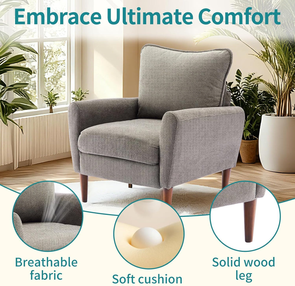 OLIXIS Comfy Accent Chair for Living Room Bedroom and Waiting Room