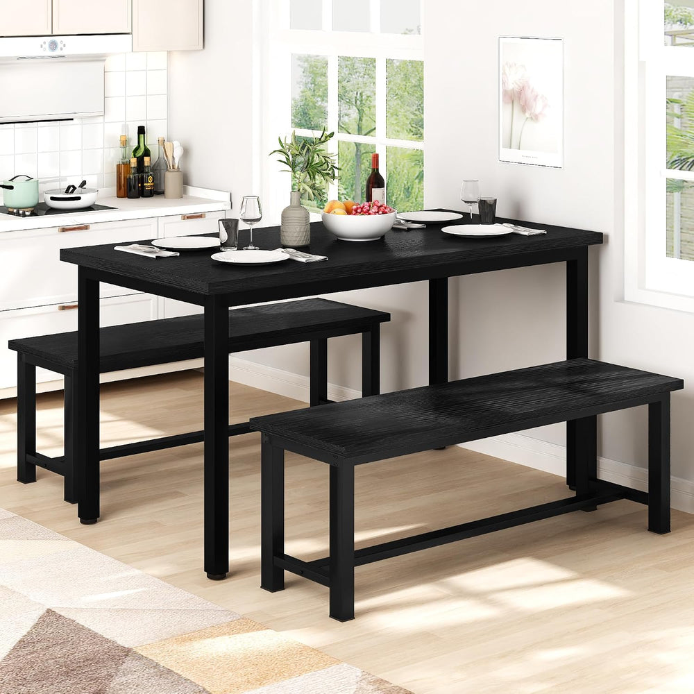DKLGG Dining Benches, 39 Inch Kitchen Bench, Pair of 2 for Living Room, Bedro...