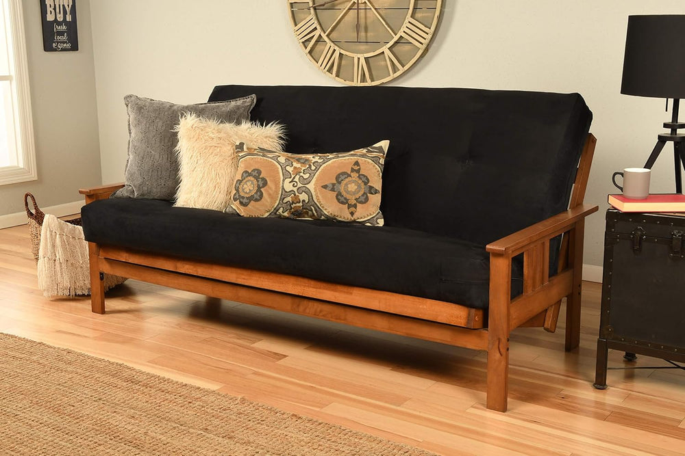 Kodiak Furniture Monterey Futon Set, No Drawers, with Barbados Base and Suede...