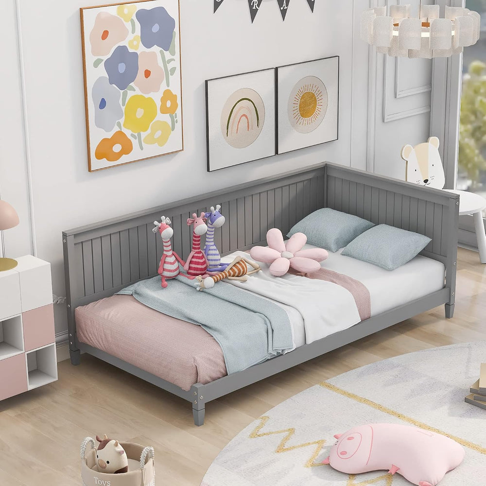 Harper & Bright Designs Twin Daybed Frame, Twin Size Platform Bed with Sl...