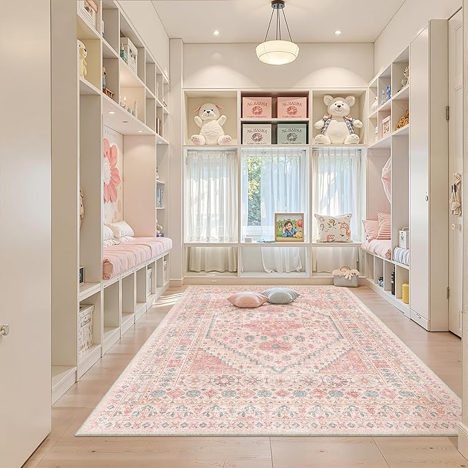 zesthome Pink Rug