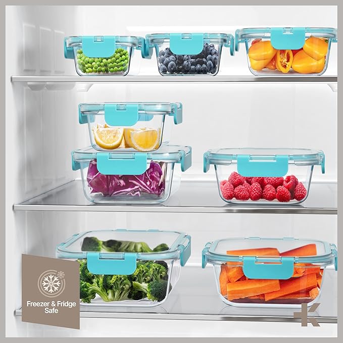 Bakken Borosilicate Glass Food Storage Containers