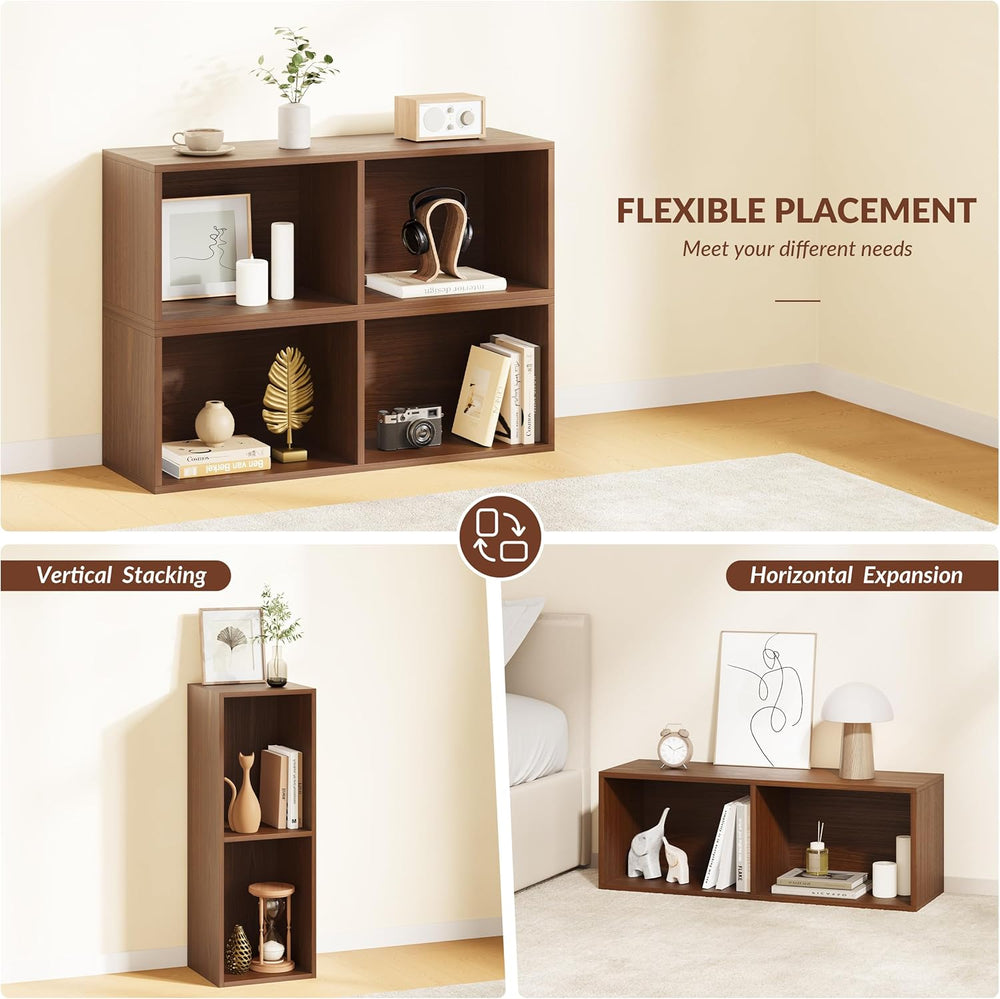 IOTXY DIY Modular Cube Bookcase - CubeXY Customizable Stackable Expandable Ba...