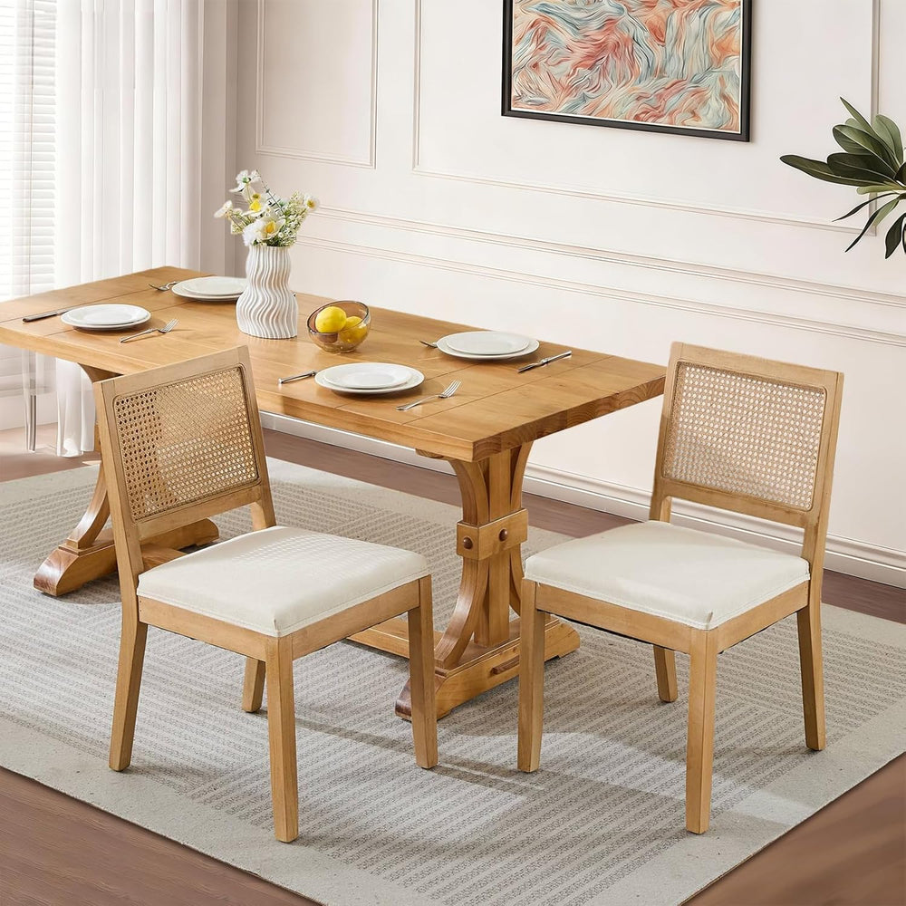 SoarFlash Kitchen French Dining Chairs Set of 2, Vintage Dining Chairs with R...