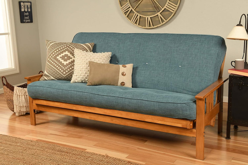 Kodiak Furniture Monterey Futon Set, No Drawers, with Butternut Base and Line...