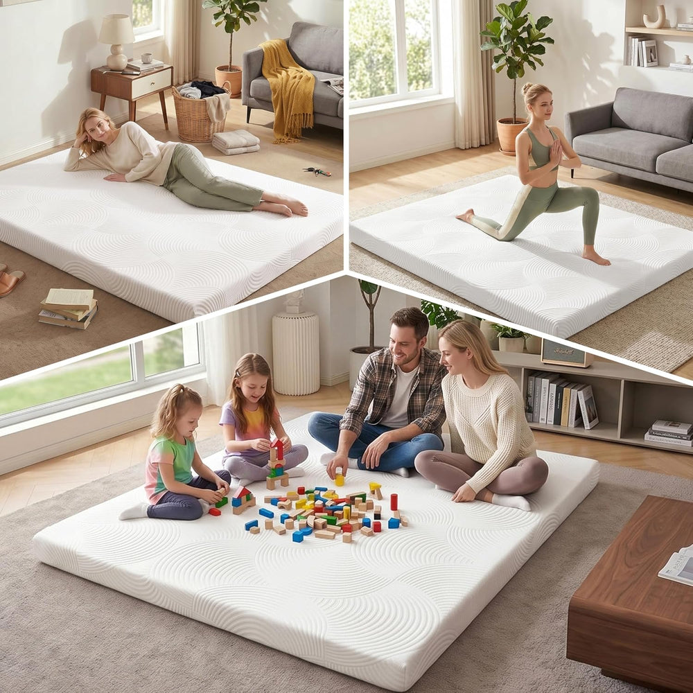 Japanese Floor Mattress,3.5" Thicken Futon Mattress Tatami Mat Twin