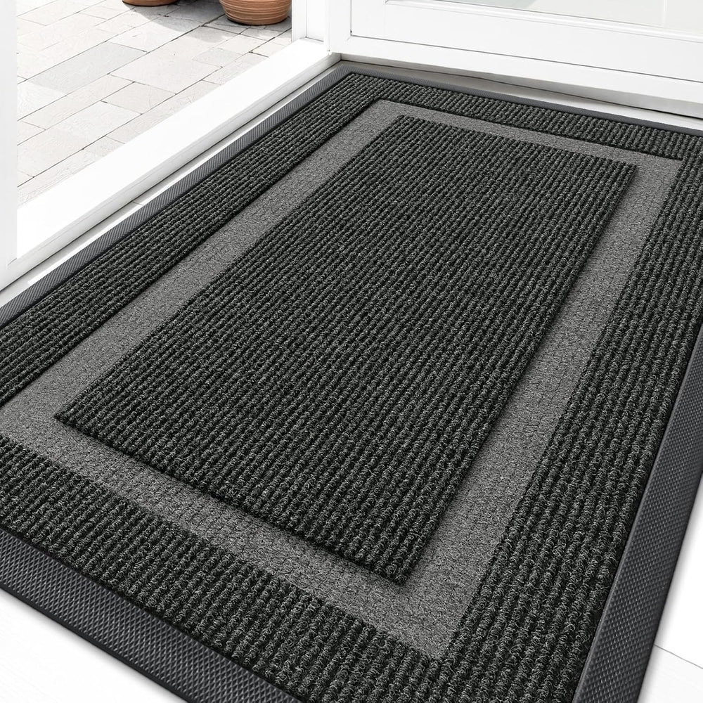 OLANLY Front Door Mat Indoor Outdoor Entrance, Waterproof All-Season,