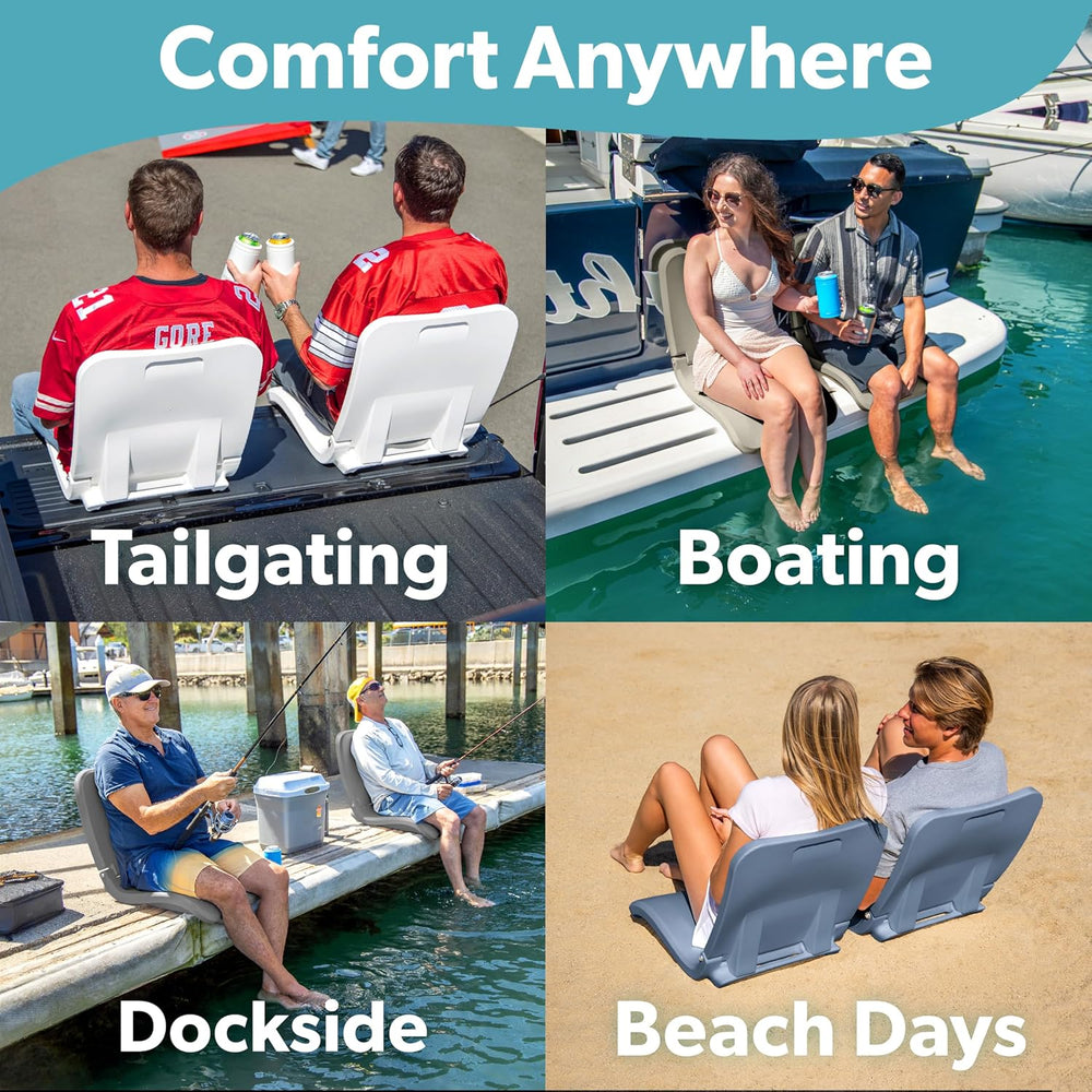 Coast Modern Portable Poolside Chair – Adult Foldable Flip Chair for Pool, Be...