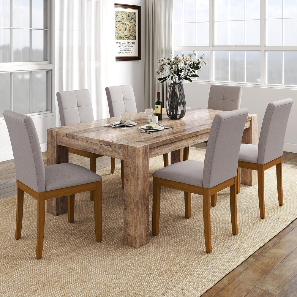 DAGONHIL Dining Chairs Set of 6, Modern Upholstered Fabric Dining Room Chairs...