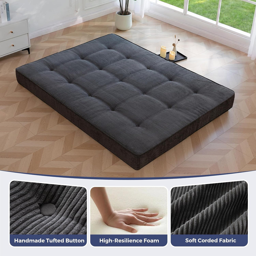 MAXYOYO 6" Extra Thick Japanese Floor Mattress Full Size Futon Mattress