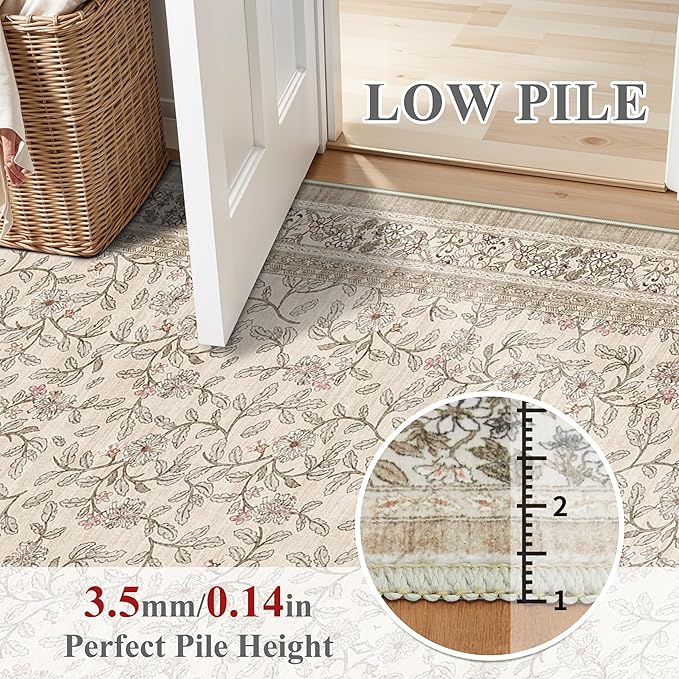 TOPRUUG 2x12 Washable Runner Rug - 12ft Runners
