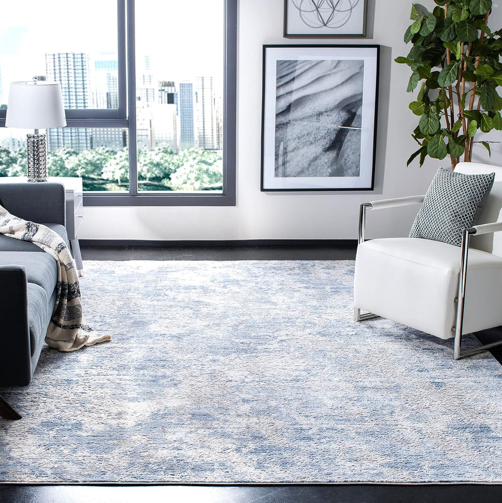 SAFAVIEH Amelia Area Rug 8'x10', Modern Grey & Blue ALA705F