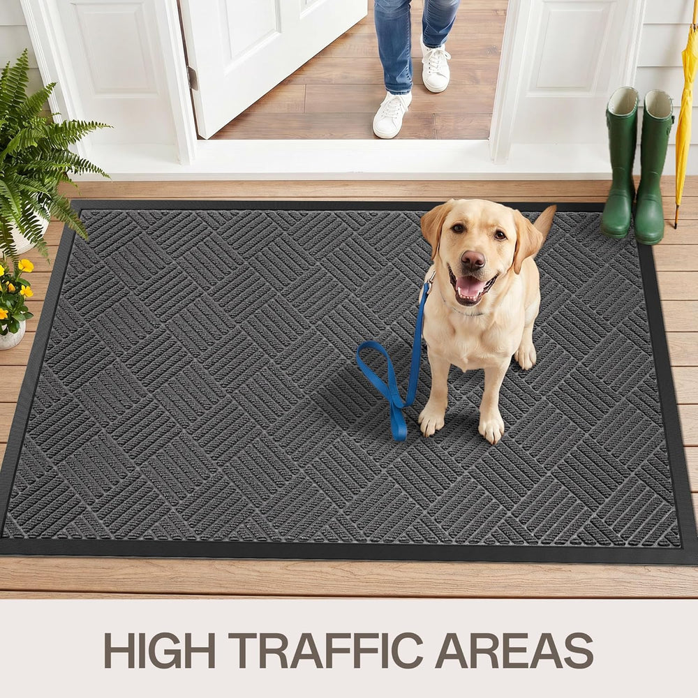Amyracel Front Door Mat 3'x4', Heavy Duty Waterproof Commercial Floor...
